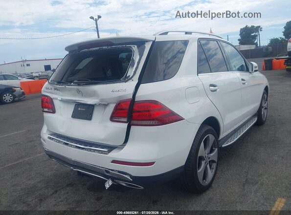 4JGDA5HB5GA636169 2016 MERCEDES-BENZ GLE 350 White Հետևի աջ