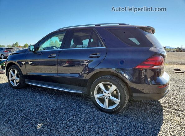 4JGDA5HB5GA769269 2016 MERCEDES-BENZ GLE Blue Trasero izquierdo