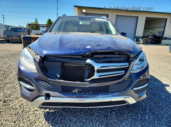 4JGDA5HB5GA769269 2016 MERCEDES-BENZ GLE Blue Vista frontal