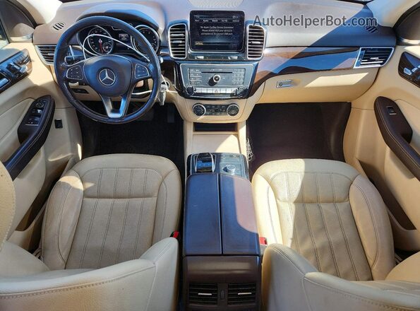 4JGDA5HB5GA769269 2016 MERCEDES-BENZ GLE Blue Vista del salpicadero