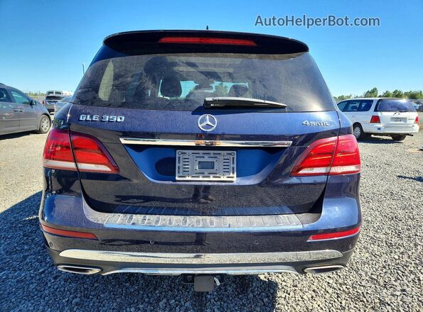 4JGDA5HB5GA769269 2016 MERCEDES-BENZ GLE Blue Vista trasera