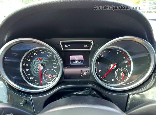4JGDA5HB5HA820044 2017 MERCEDES-BENZ GLE Black Սարքավորումների վահանակի տեսք