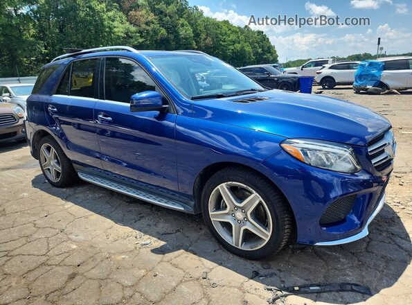 4JGDA5HB5HA840231 2017 MERCEDES-BENZ GLE Blue Przód prawy