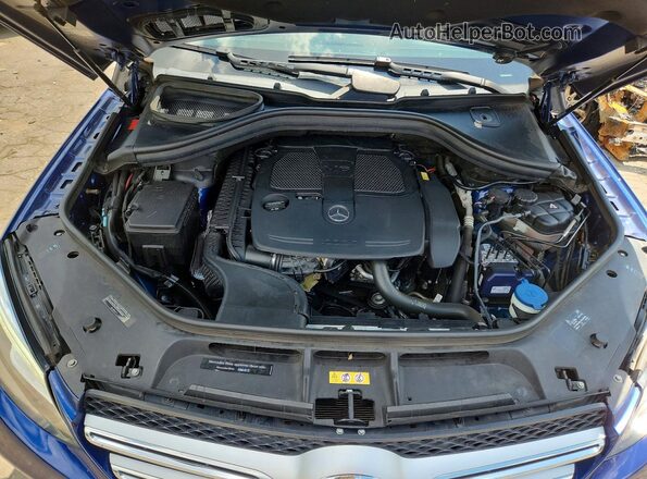 4JGDA5HB5HA840231 2017 MERCEDES-BENZ GLE Blue Widok wnętrza z tyłu