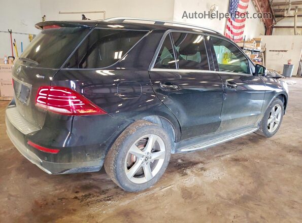 4JGDA5HB5HA916787 2017 MERCEDES-BENZ GLE Black Tył prawy