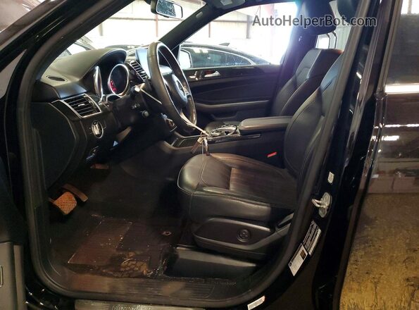 4JGDA5HB5HA916787 2017 MERCEDES-BENZ GLE Black Widok wnętrza z przodu