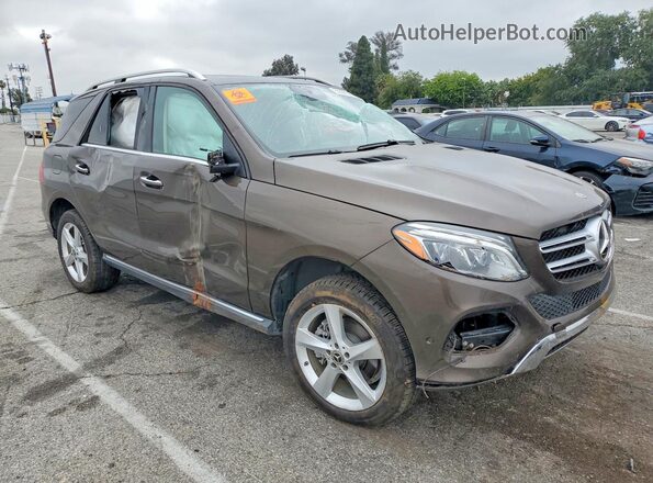 4JGDA5HB6JB029568 2018 MERCEDES-BENZ GLE Brown Przód prawy