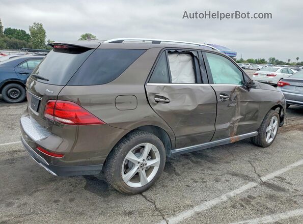 4JGDA5HB6JB029568 2018 MERCEDES-BENZ GLE Brown Tył prawy