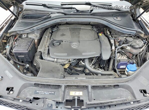 4JGDA5HB6JB029568 2018 MERCEDES-BENZ GLE Brown Widok komory silnika