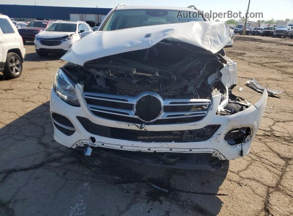 4JGDA5HB6JB089768 2018 MERCEDES-BENZ GLE White Widok z przodu
