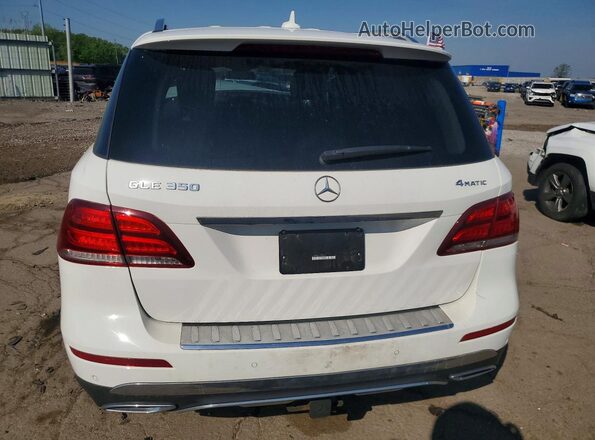4JGDA5HB6JB089768 2018 MERCEDES-BENZ GLE White Widok z tyłu
