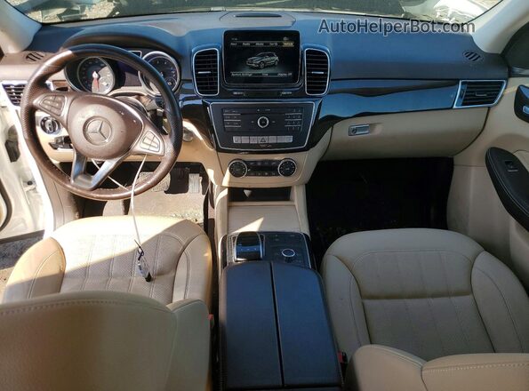 4JGDA5HB6JB089768 2018 MERCEDES-BENZ GLE White Widok deski rozdzielczej