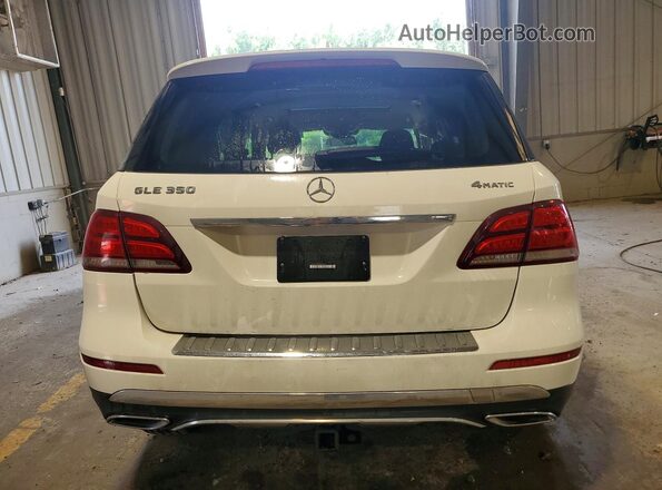 4JGDA5HB6JB095893 2018 MERCEDES-BENZ GLE White Вид ззаду