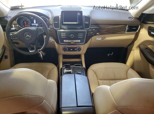 4JGDA5HB6JB095893 2018 MERCEDES-BENZ GLE White Вид панелі приладів