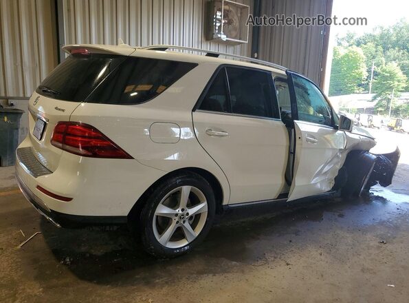 4JGDA5HB6JB095893 2018 MERCEDES-BENZ GLE White Задня права чверть