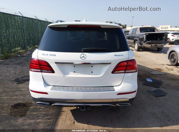 4JGDA5HB6JB139777 2018 MERCEDES-BENZ GLE 350 White 
