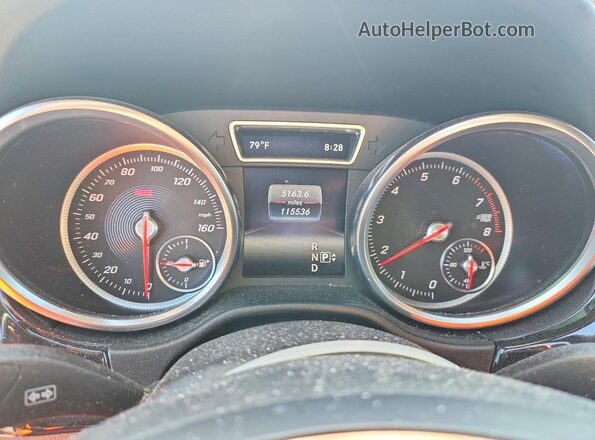 4JGDA5HB7GA748276 2016 MERCEDES-BENZ GLE Серый Вид щитка приборов