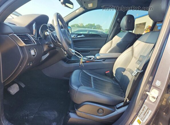 4JGDA5HB7GA748276 2016 MERCEDES-BENZ GLE Серый Вид салона спереди