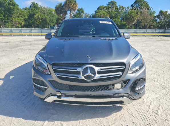 4JGDA5HB7JB102687 2018 MERCEDES-BENZ GLE Gray Widok z przodu