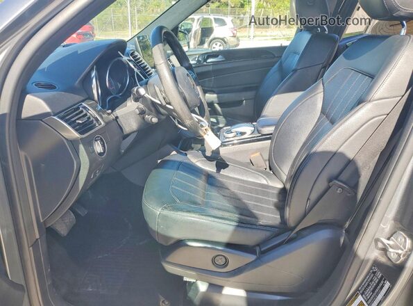 4JGDA5HB7JB102687 2018 MERCEDES-BENZ GLE Gray Widok wnętrza z przodu