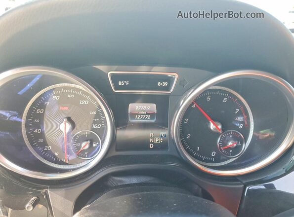 4JGDA5HB7JB102687 2018 MERCEDES-BENZ GLE Gray Widok zestawu wskaźników