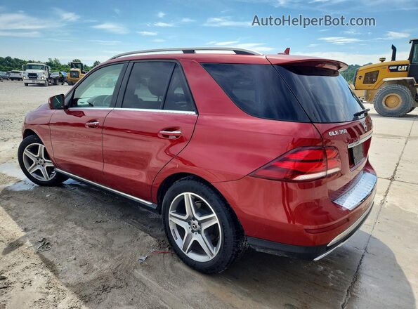 4JGDA5HB7JB185909 2018 MERCEDES-BENZ GLE Red Задня ліва чверть