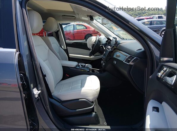 4JGDA5HB8GA696477 2016 MERCEDES-BENZ GLE 350 Gray Widok wnętrza z przodu