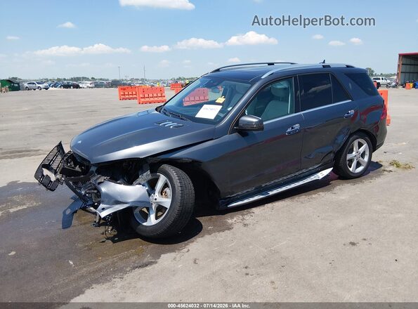 4JGDA5HB8GA696477 2016 MERCEDES-BENZ GLE 350 Gray Przód lewy