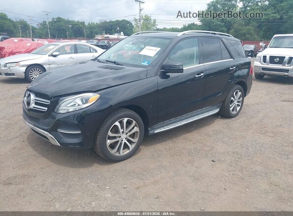 4JGDA5HB8GA786051 2016 MERCEDES-BENZ GLE 350 Черный Передняя левая четверть