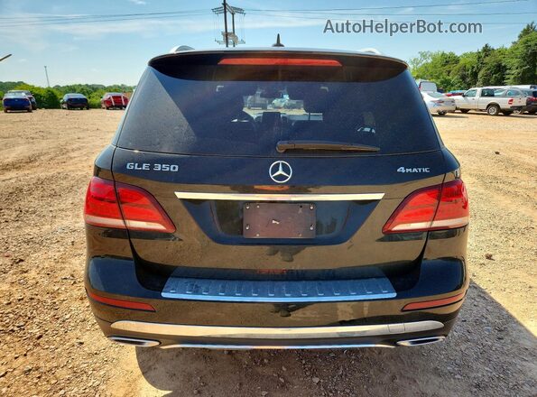 4JGDA5HB8HA963005 2017 MERCEDES-BENZ GLE Черный Вид сзади