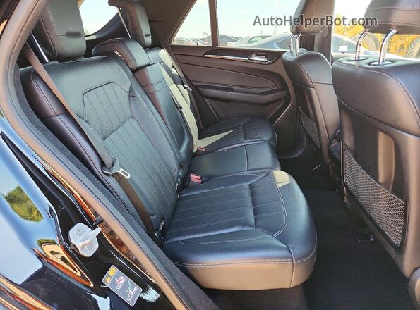 4JGDA5HB8HA963005 2017 MERCEDES-BENZ GLE Черный Вид задней части салона