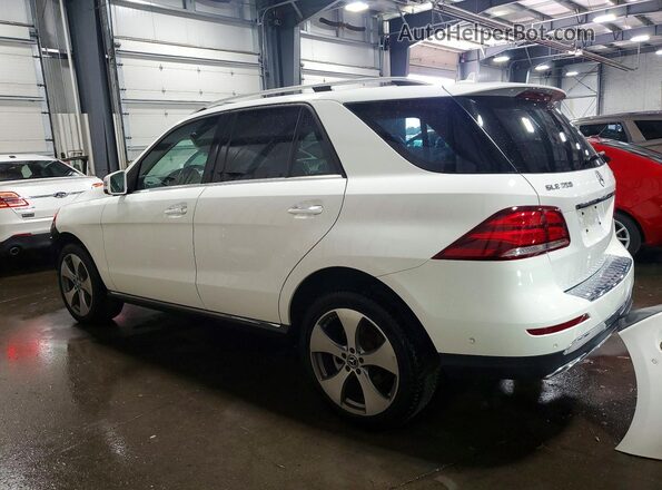 4JGDA5HB8JB066038 2018 MERCEDES-BENZ GLE White Trasero izquierdo