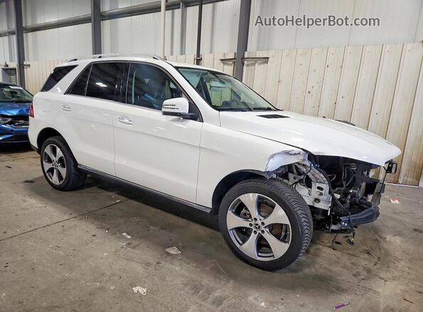 4JGDA5HB8JB066038 2018 MERCEDES-BENZ GLE White Delantero derecho