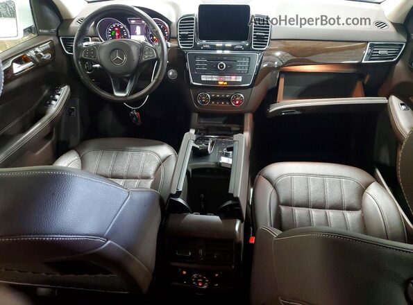 4JGDA5HB8JB066038 2018 MERCEDES-BENZ GLE White Vista del salpicadero