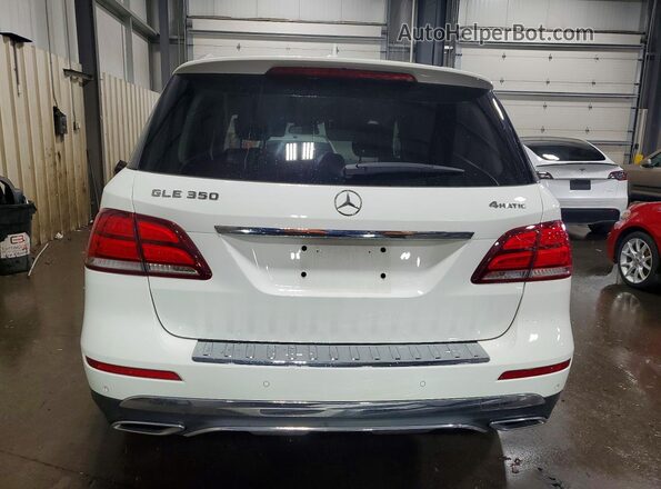 4JGDA5HB8JB066038 2018 MERCEDES-BENZ GLE White Vista trasera