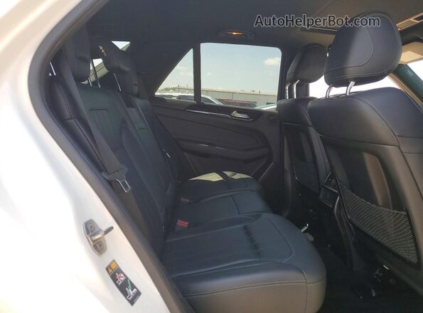 4JGDA5HB8JB072521 2018 MERCEDES-BENZ GLE Белый Вид задней части салона