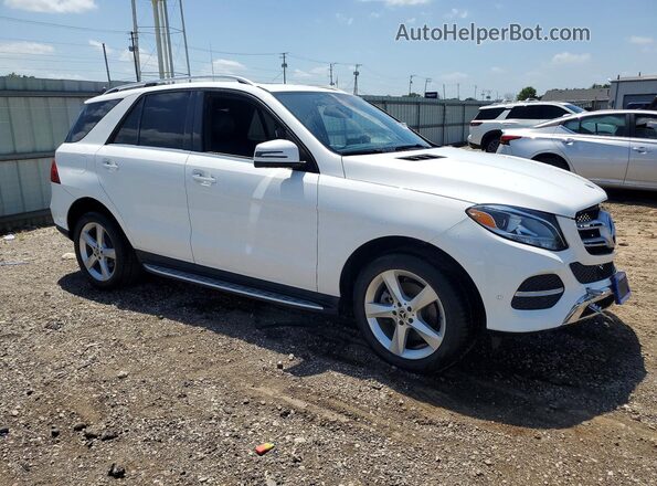 4JGDA5HB8JB072521 2018 MERCEDES-BENZ GLE Белый Передняя правая четверть