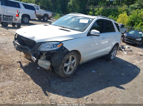 4JGDA5HB8JB135424 2018 MERCEDES-BENZ GLE 350 Белый Передняя левая четверть