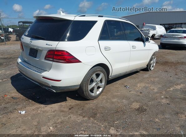 4JGDA5HB8JB135424 2018 MERCEDES-BENZ GLE 350 Белый Задняя правая четверть