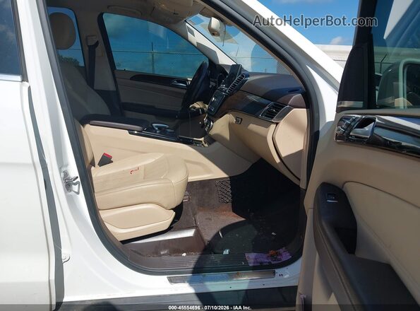 4JGDA5HB8JB135424 2018 MERCEDES-BENZ GLE 350 Белый Вид салона спереди