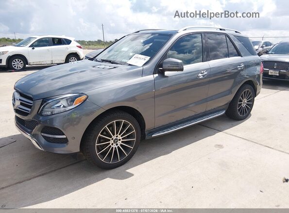 4JGDA5HB8JB153258 2018 MERCEDES-BENZ GLE 350 Gray Առջևի ձախ երեք քառորդ տեսարան