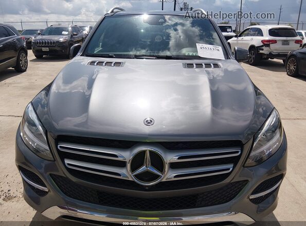4JGDA5HB8JB153258 2018 MERCEDES-BENZ GLE 350 Gray Դիմացի տեսք