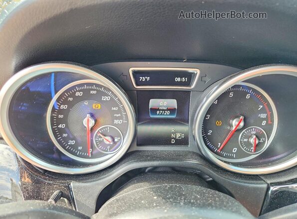 4JGDA5HB9GA661706 2016 MERCEDES-BENZ GLE Silver Widok zestawu wskaźników