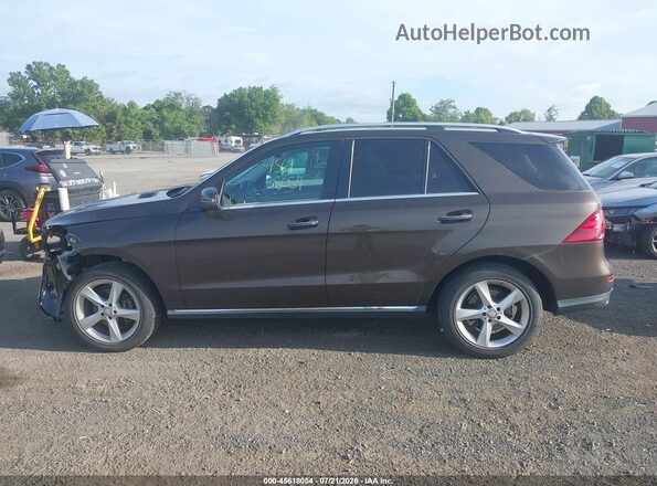 4JGDA5HB9GA812575 2016 MERCEDES-BENZ GLE 350 Коричневый Панорамный вид салона 360°