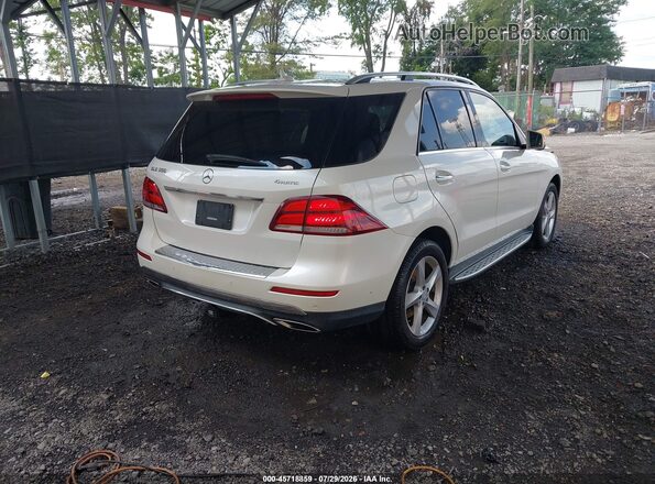 4JGDA5HB9HA846209 2017 MERCEDES-BENZ GLE 350 Белый Задняя правая четверть