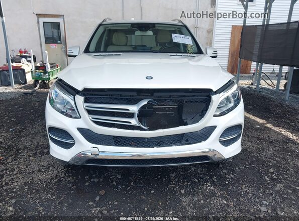 4JGDA5HB9HA846209 2017 MERCEDES-BENZ GLE 350 Белый Вид спереди