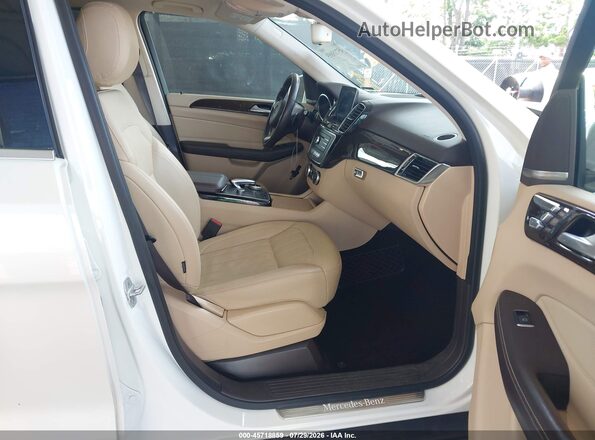4JGDA5HB9HA846209 2017 MERCEDES-BENZ GLE 350 Белый Вид салона спереди
