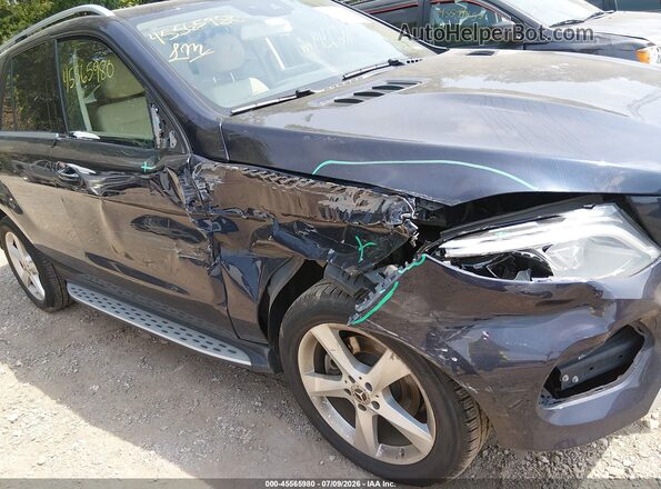 4JGDA5HB9HA962087 2017 MERCEDES-BENZ GLE 350 Dark Blue Вид спереду