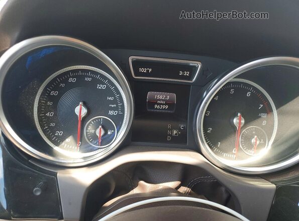 4JGDA5HB9JB070275 2018 MERCEDES-BENZ GLE White Instrument cluster view