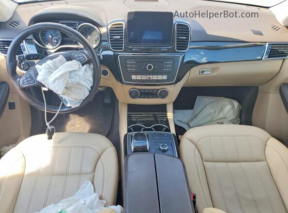 4JGDA5HB9JB070275 2018 MERCEDES-BENZ GLE White Dashboard view